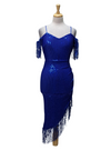 Ladies Sequin Dress - Blue