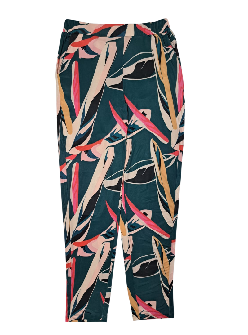 Be Gold Ladies Stretch Casual Pants - Multi
