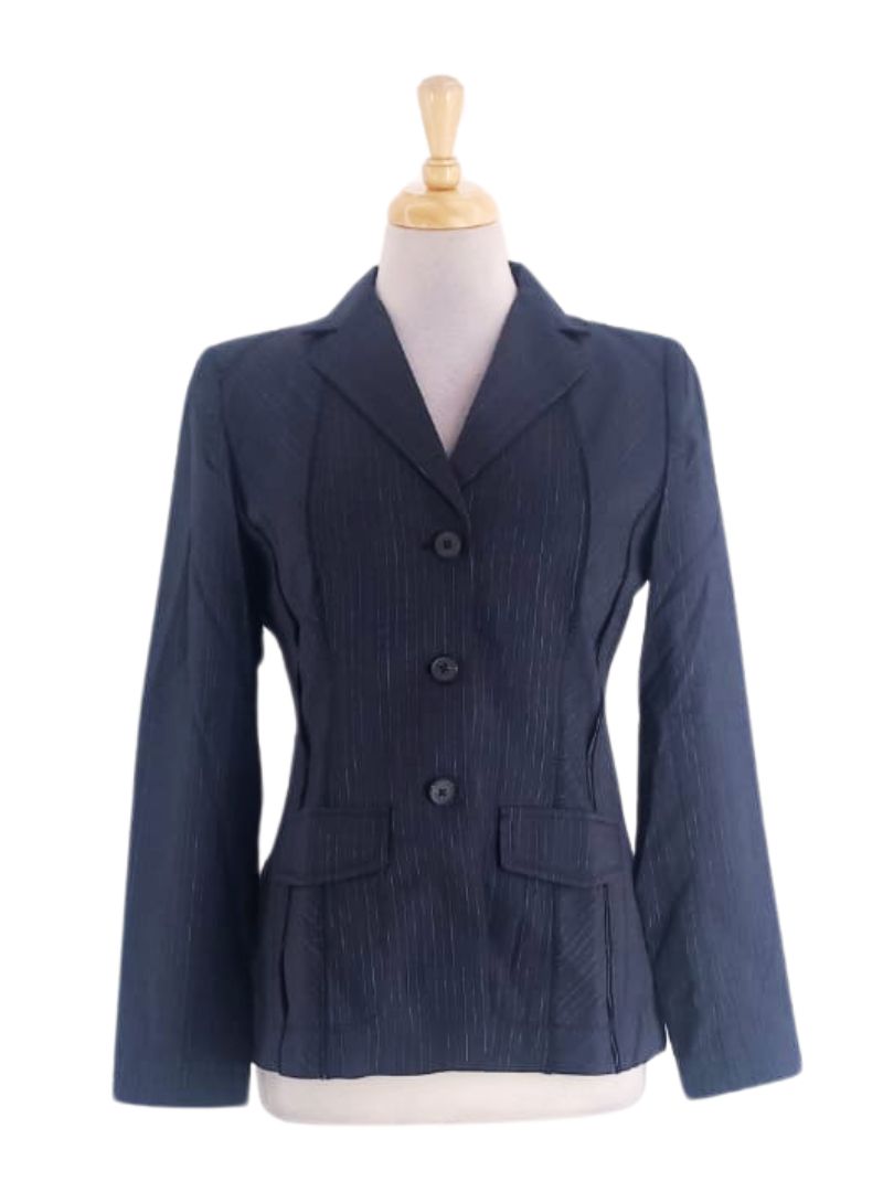 STRIPED CASUAL BLAZER