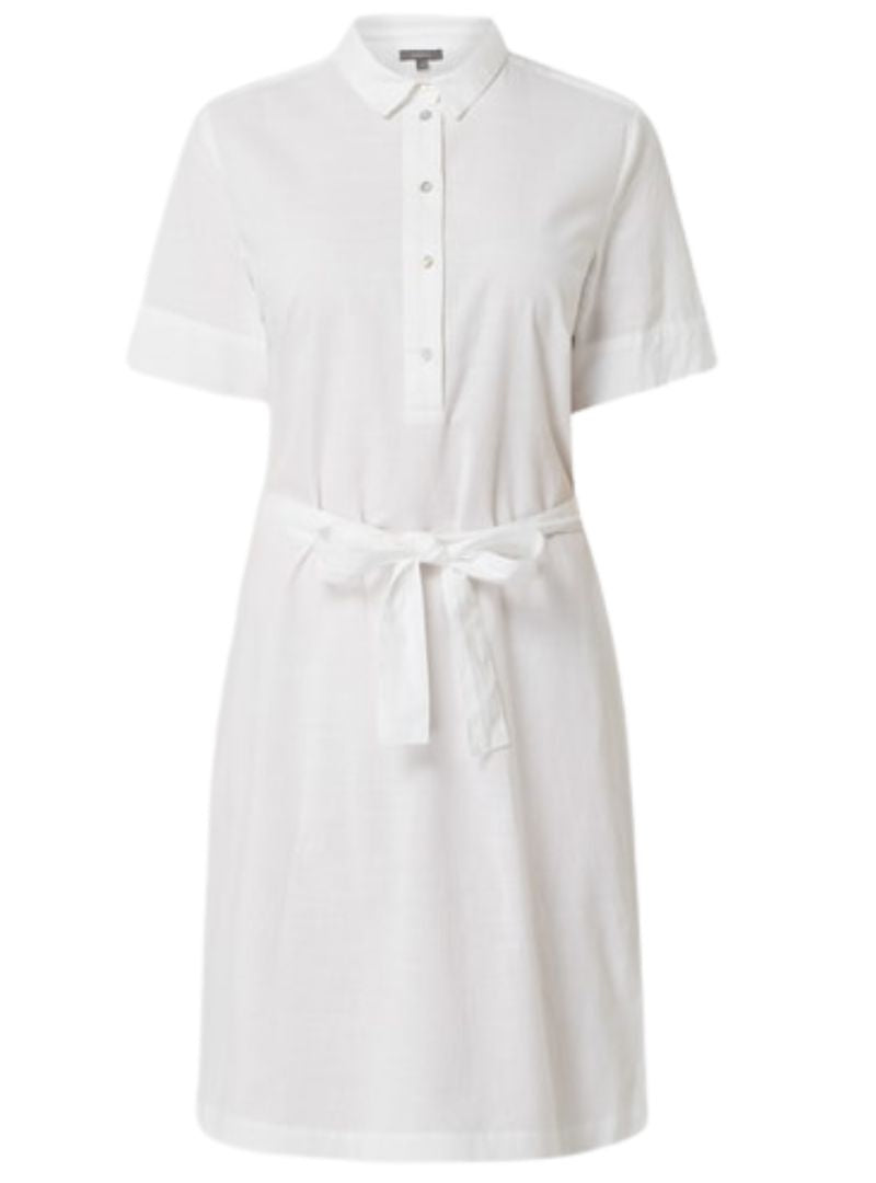 BUTTONED UP COLLAR DRESS