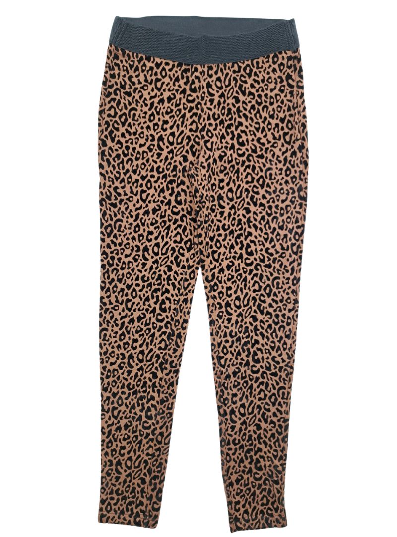 ANIMAL PRINT TEXTURED LEGGING