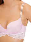 S.oliver Ladies Lace Detail Padded Bra - Light Pink