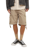 Jack & Jones Mens Short Cargo Pants - Khaki
