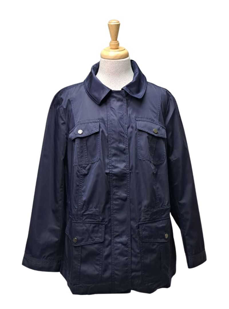 Talbots #Cutlable Ladies Four Pocket Jacket - Navy