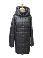 Basler Ladies Light Weight Hooded Puffer Jacket - Grey