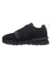 Urbanart Mens Play 2 Faux Nubuck Mesh Sneaker - Black