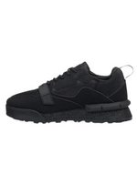 Urbanart Mens Play 2 Faux Nubuck Mesh Sneaker - Black