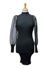 Inside Ladies Knitted Dress - Black