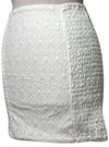 Forever 21 Ladies Detailed Skirt - White