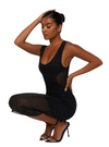 Forever 21 Ladies Mesh Dress - Black