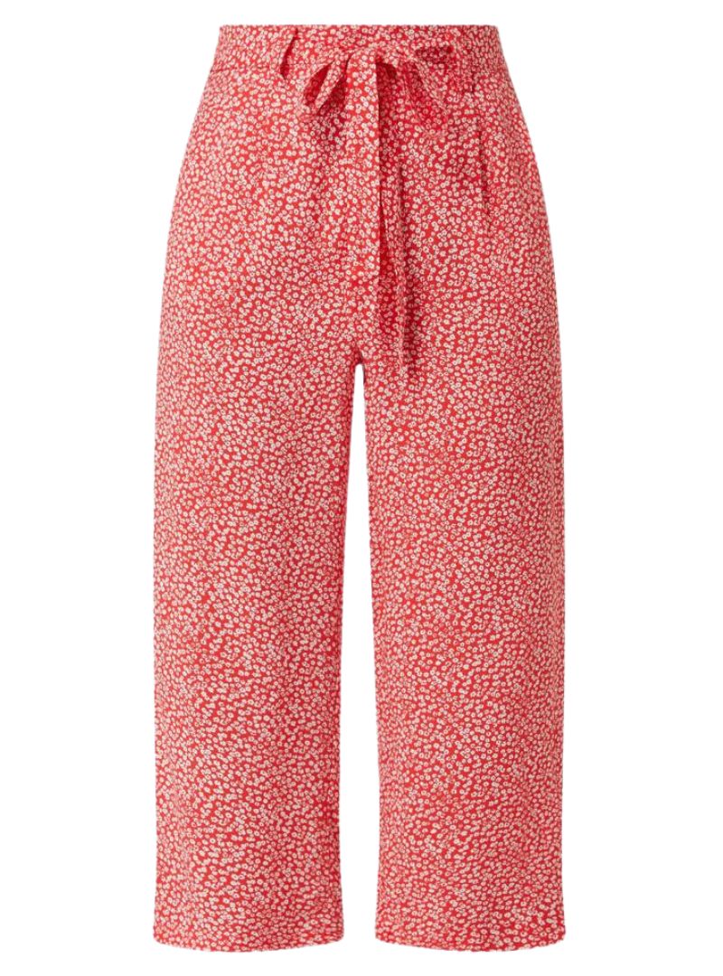 FLORAL DETAILED WIDE LEG TROUSER