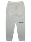 LOGO EMBROIDED FLEECE BOTTOM