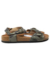 CAMO DETAILED STRAPPY SANDAL