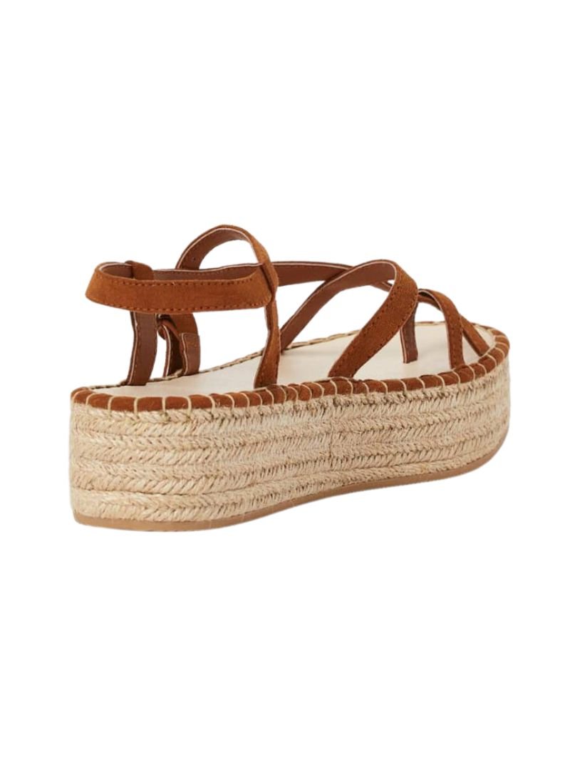 ESPADRILLE PLATFORM SANDALS